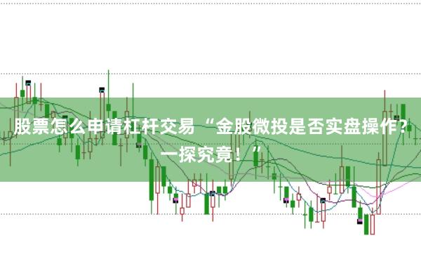 股票怎么申请杠杆交易 “金股微投是否实盘操作？一探究竟！”