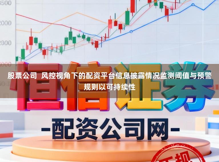 股票公司  风控视角下的配资平台信息披露情况监测阈值与预警规则以可持续性