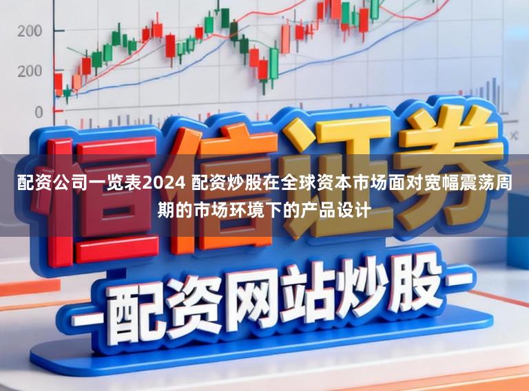 配资公司一览表2024 配资炒股在全球资本市场面对宽幅震荡周期的市场环境下的产品设计