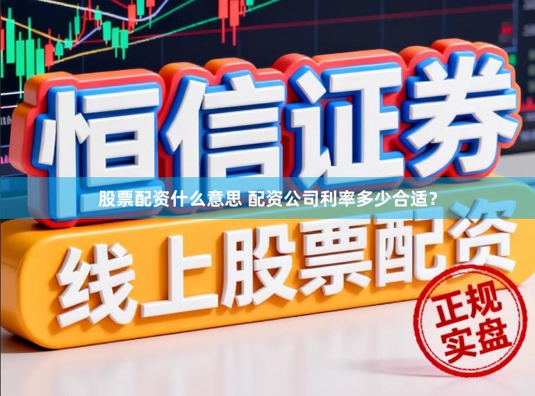 股票配资什么意思 配资公司利率多少合适？